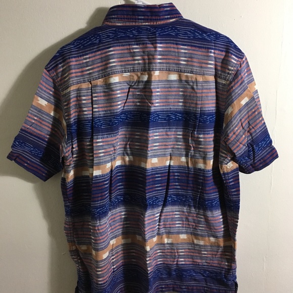 Vintage Patterned Short Sleeve Shirt - Picture 2 of 3